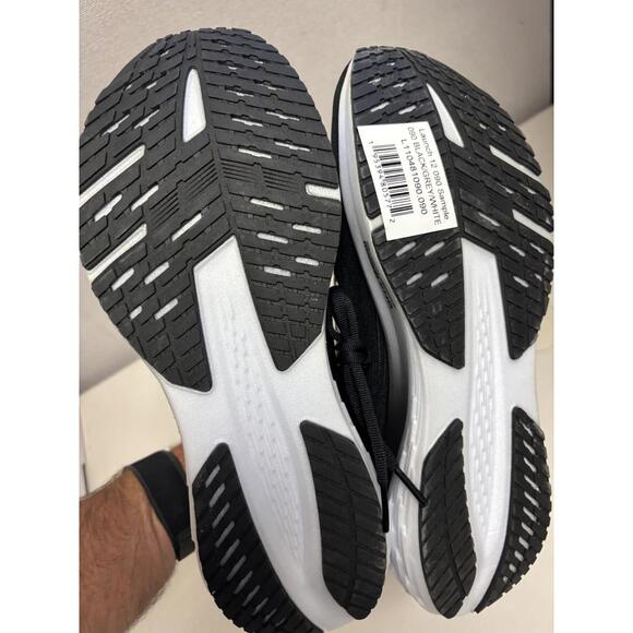 Brooks Men's Launch 12 Black Grey White Size 9 Med Width Brand NEW - Picture 5 of 5